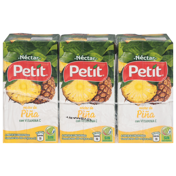 Juice & Nectars Petit Nectar, with Vitamin C, Pineapple hero