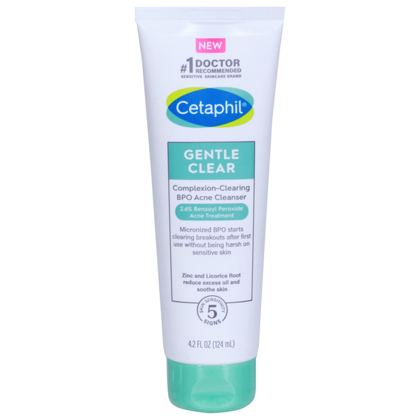 Facial Care Cetaphil Acne Cleanser, Complexion-Clearing, Gentle Clear hero