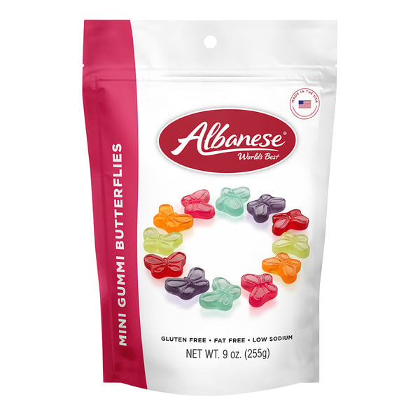 Candy & Chocolate Albanese Mini Gummi Butterflies hero