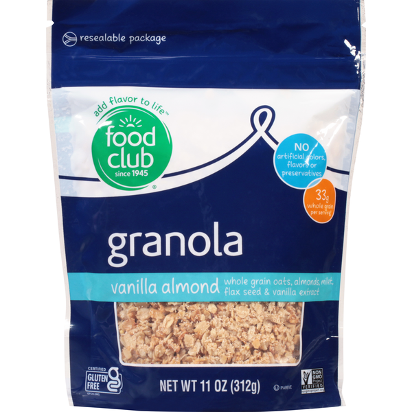 Granola Food Club Granola, Vanilla Almond hero