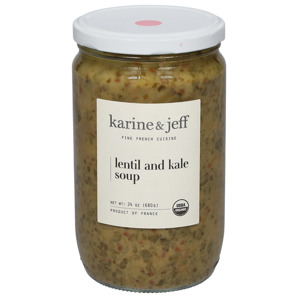 Karine & Jeff Soup, Lentil and Kale hero