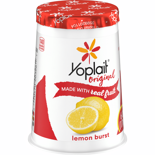 Yogurt Yoplait Original Low Fat Lemon Burst Yogurt Cup hero