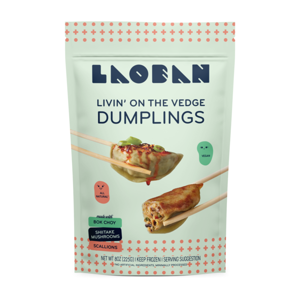 Frozen Appetizers & Sides Laoban Livin' on the Vedge Dumplings hero