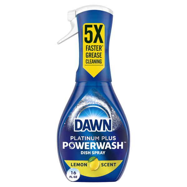 Dish Detergents Dawn Platinum Powerwash Dish Spray, Dish Soap, Lemon Starter Kit hero