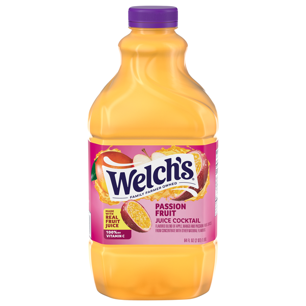 Juice & Nectars Welch's Juice Cocktail, Passion Fruit hero