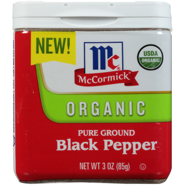 Spices & Seasonings McCormick® Ground Organic Black Pepper hero