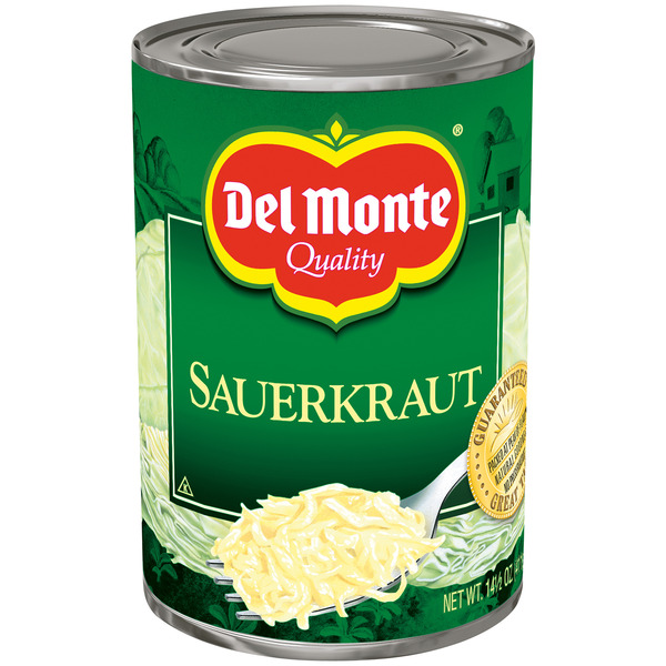 Canned & Jarred Vegetables Del Monte Sauerkraut, Shredded, Fresh Cut hero