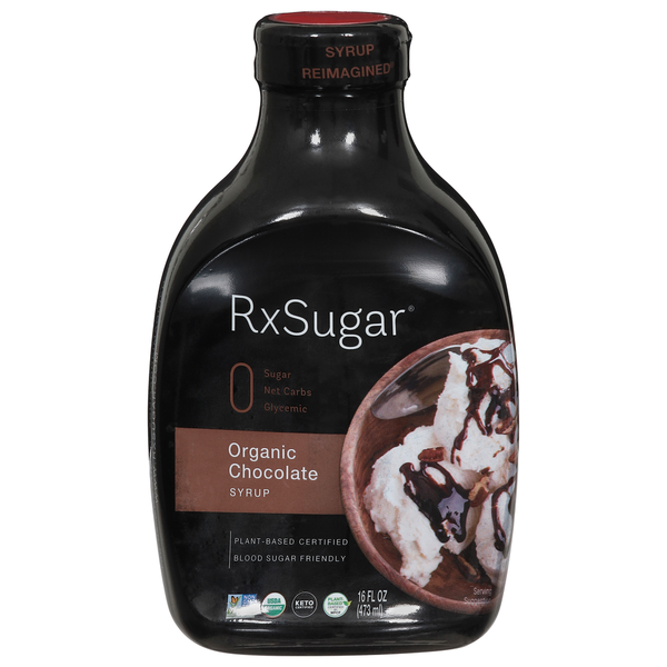 Honeys, Syrups & Nectars RxSugar Syrup, Organic, Chocolate hero