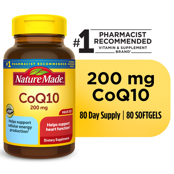 Vitamins & Supplements Nature Made CoQ10 200 mg Softgels hero