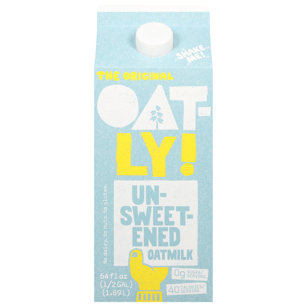 Oatly Oatmilk, Un-sweetened, The Original hero