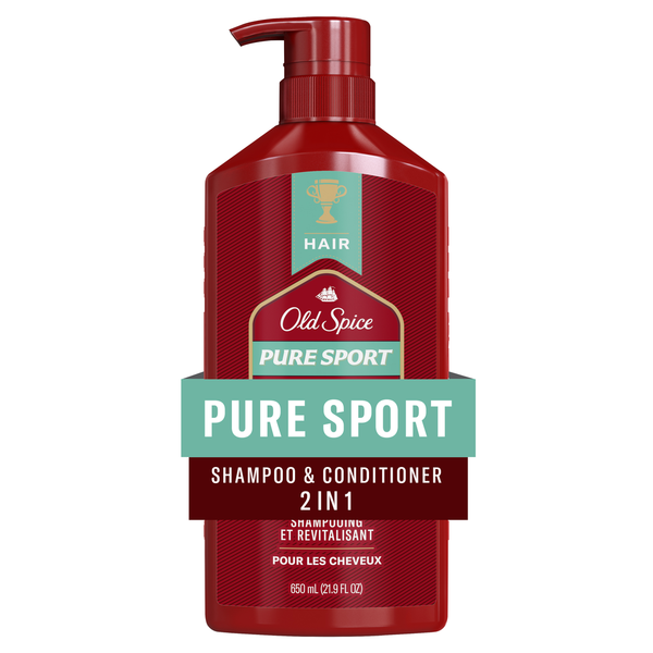 Hair Care Old Spice Pure Sport 2in1 Shampoo and Conditioner for Men hero