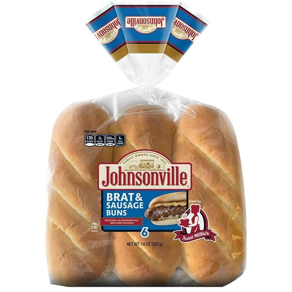 Bread Aunt Millie's Johnsonville Brat & Sausage Buns hero