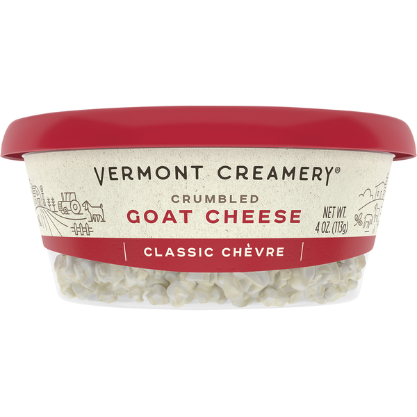 Packaged Cheese Vermont Creamery Crumble Goat Cheese Classic Chèvre hero