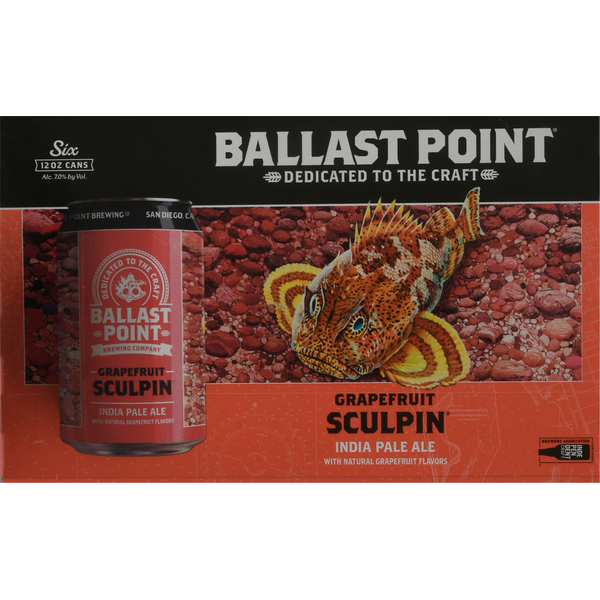 Beers & Coolers Ballast Point Brewing Co. Beer, India Pale Ale, Grapefruit hero