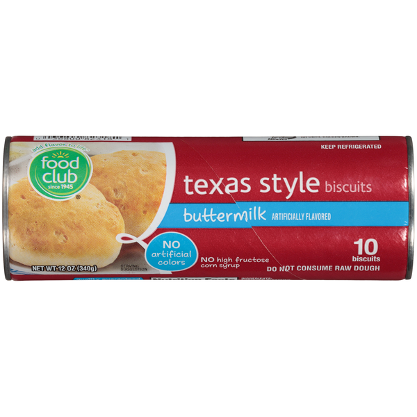 Doughs, Gelatins & Bake Mixes Food Club Buttermilk Flavored Texas Style Biscuits hero