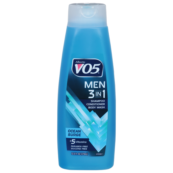 Hair Care Alberto VO5 Men 3 in 1 Ocean Surge Shampoo/Conditioner/Body Wash hero