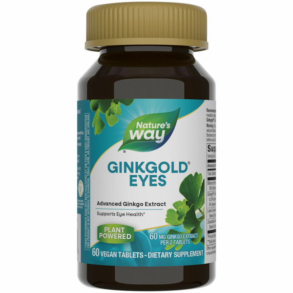 Other Supplements Nature's Way Ginkgold Eyes, Plus Lutein, Tablets hero