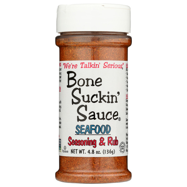 Spices & Seasonings Bone Suckin'  Sauce Seafood Seasoning & Rub hero