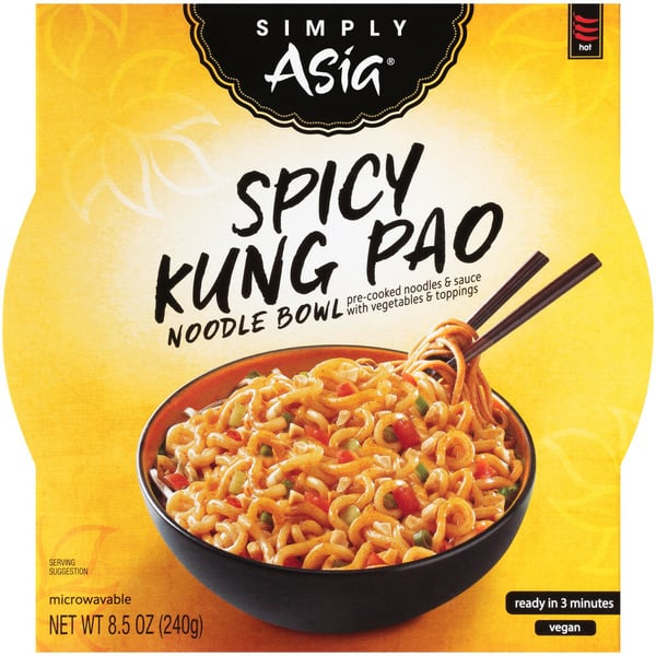 Asian Foods Simply Asia Spicy Kung Pao Noodle Bowl hero