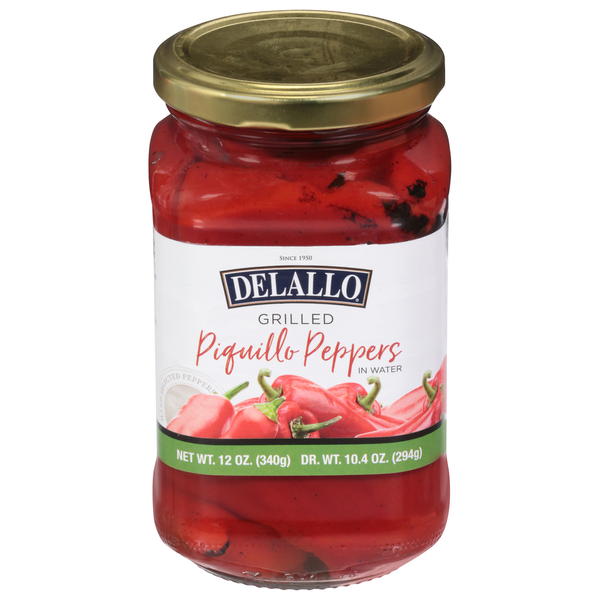 Canned & Jarred Vegetables DeLallo Piquillo Peppers, Grilled hero