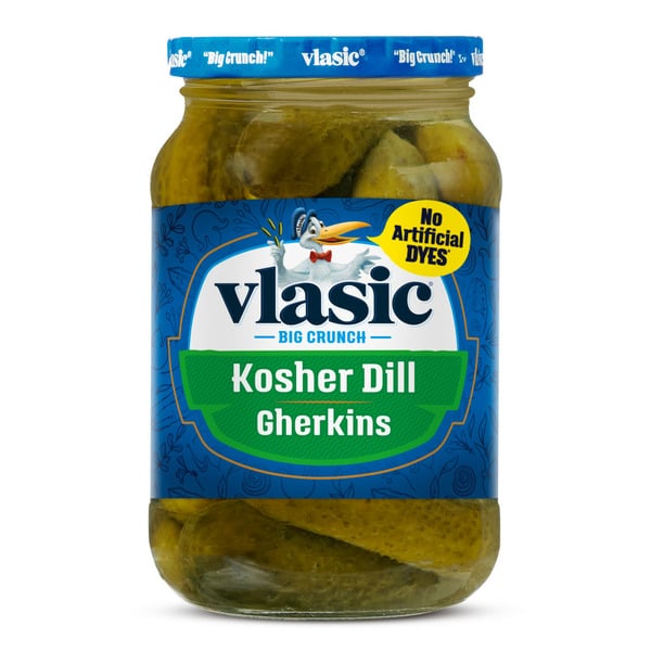 Pickled Goods & Olives Vlasic Kosher Keto Friendly Dill Gherkins Pickles hero