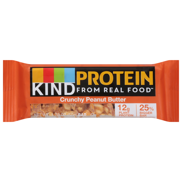 Protein & Nutritional Bars KIND Protein Bar, Crunchy Peanut Butter hero