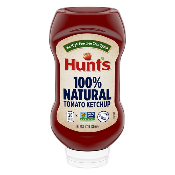 Preserved Dips & Spreads Hunt's 100% Natural Tomato Ketchup hero