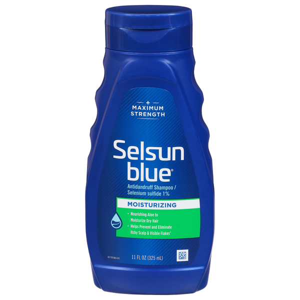 Hair Care Selsun Blue Antidandruff Shampoo, Maximum Strength, Moisturizing hero