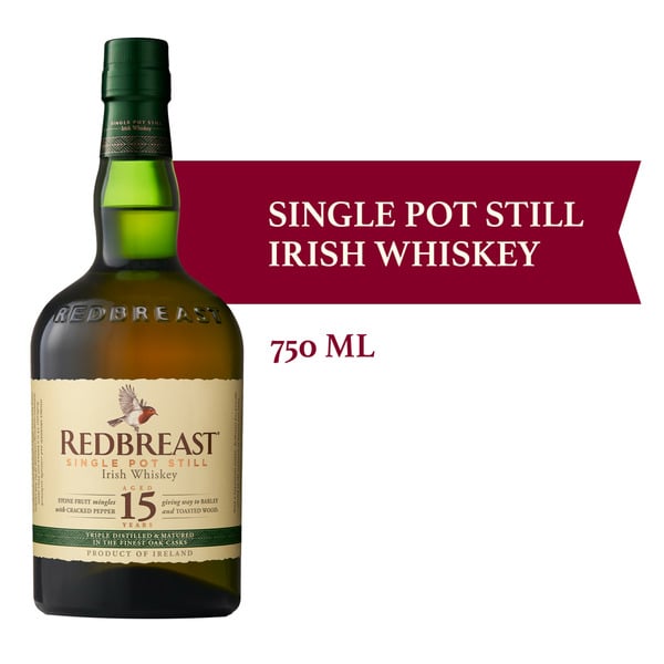 Whiskey Redbreast 16 Year Old Single Pot Still Irish Whiskey hero