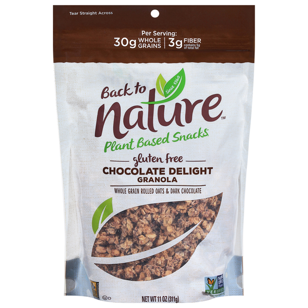 Granola Back to Nature Granola, Gluten-Free, Chocolate Delight hero