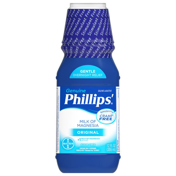 Digestion Phillips' Saline Laxative, Milk of Magnesia, Original hero