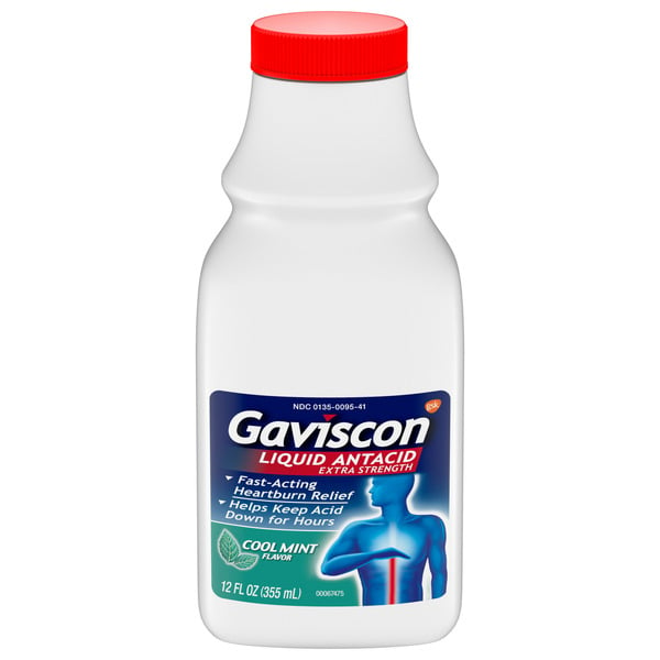 Dietary Care Gaviscon Extra Strength Cool Mint Liquid Antacid hero