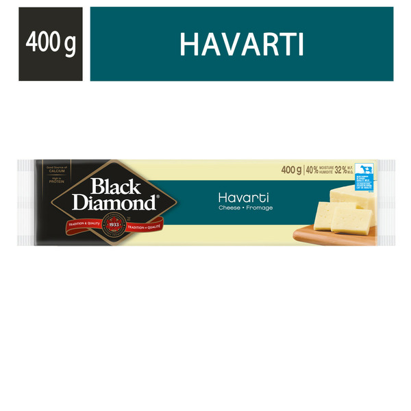 Packaged Cheese Black Diamond Havarti Cheese hero