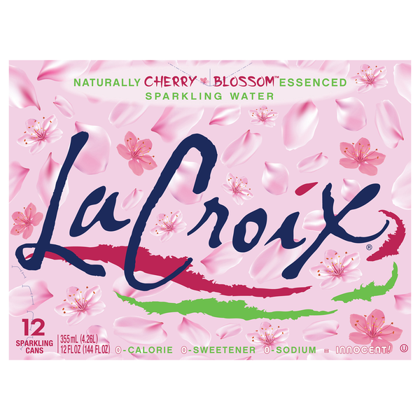 Water, Seltzer & Sparkling Water LaCroix Sparkling Water, Cherry Blossom hero