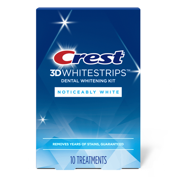 Oral Hygiene Crest 3D Whitestrips Noticeably White At-home Teeth Whitening hero