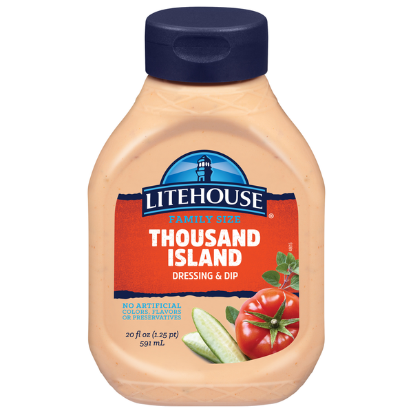 Spices & Seasonings Litehouse Dressing & Dip, Thousand Island, Family Size hero