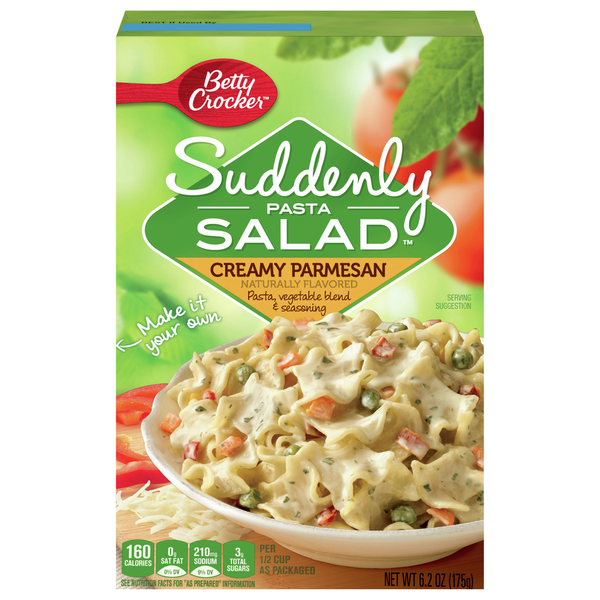 Instant Foods Betty Crocker Suddenly Pasta Salad Pasta, Creamy Parmesan hero