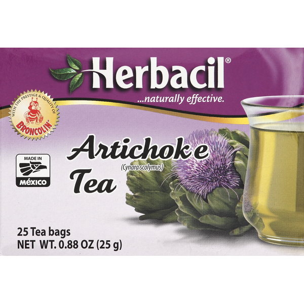 Tea Herbacil Tea, Artichoke hero