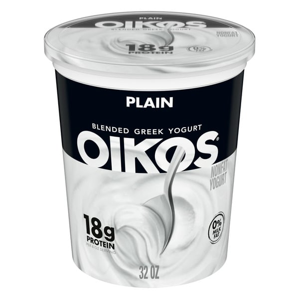 Yogurt Oikos Blended Plain Greek Nonfat Yogurt hero