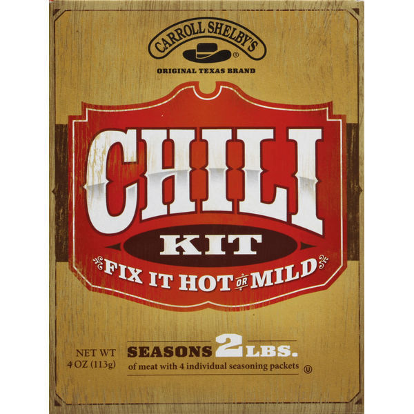 Marinades & Meat Preparation Carroll Shelby's Chili Kit hero