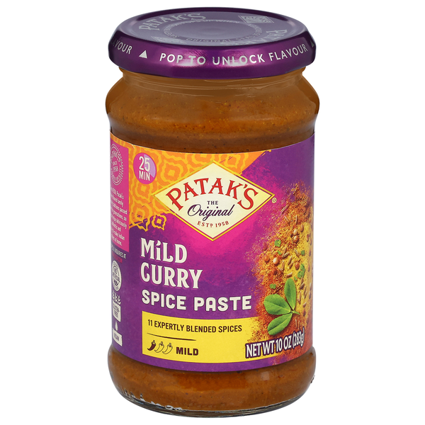 More International Foods Patak's Spice Paste, Mild Curry, Mild hero