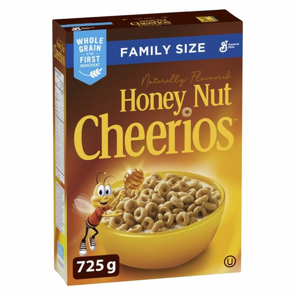 Cereal Cheerios Honey Nut Breakfast Cereal, Family Size, Whole Grains hero