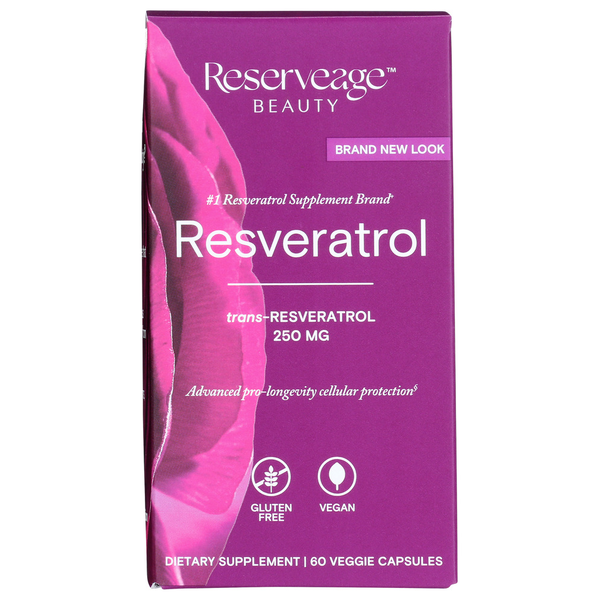 Antioxidants Reserveage Nutrition Rsv Trans-Resveratrol 250Mg Caps hero