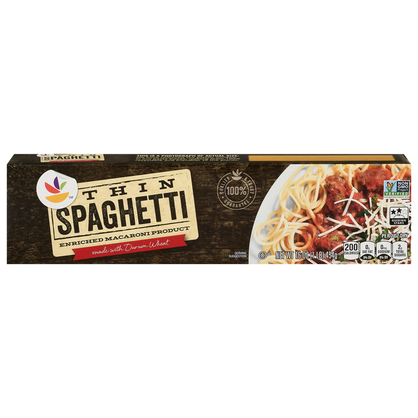 Dry Pasta Store Brand Spaghetti, Thin hero