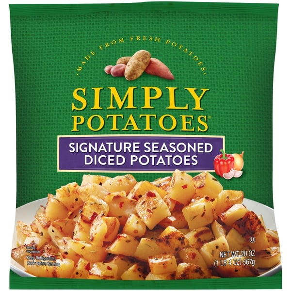 Frozen Breakfast Simply Potatoes Potatoes, Signature Seasoned, Diced hero