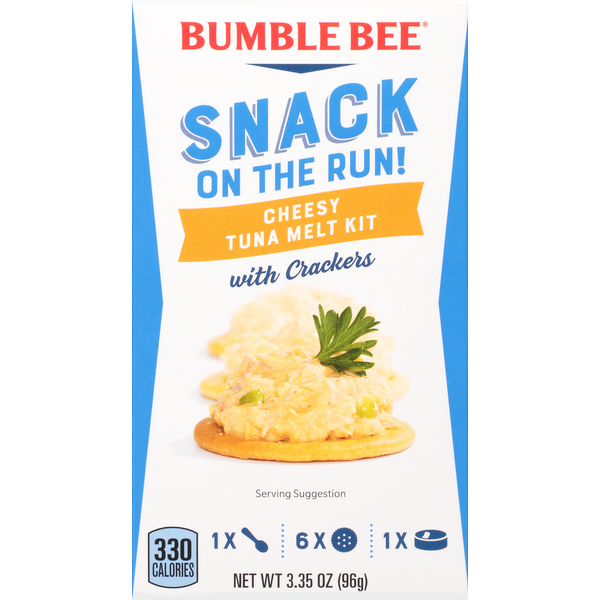 Canned Meat & Seafood Bumble Bee Tuna Melt Kit, Cheesy, with Crackers hero