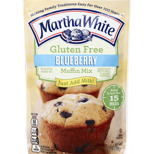 Doughs, Gelatins & Bake Mixes Martha White Muffin Mix, Blueberry hero