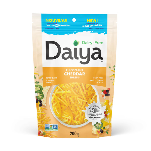 Alternative Cheese Daiya Dairy Free Cheddar Cheese Shreds hero