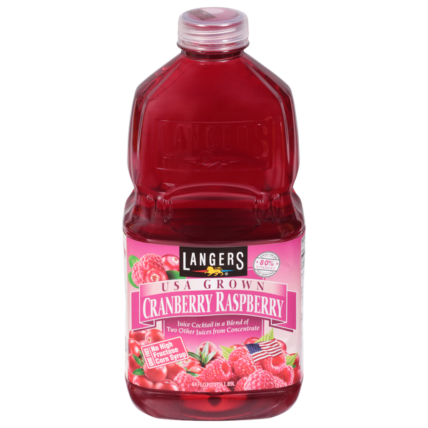 Juice & Nectars Langers Juice, Cranberry Raspberry hero