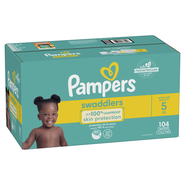 Fashion est place to pampers swaddlers